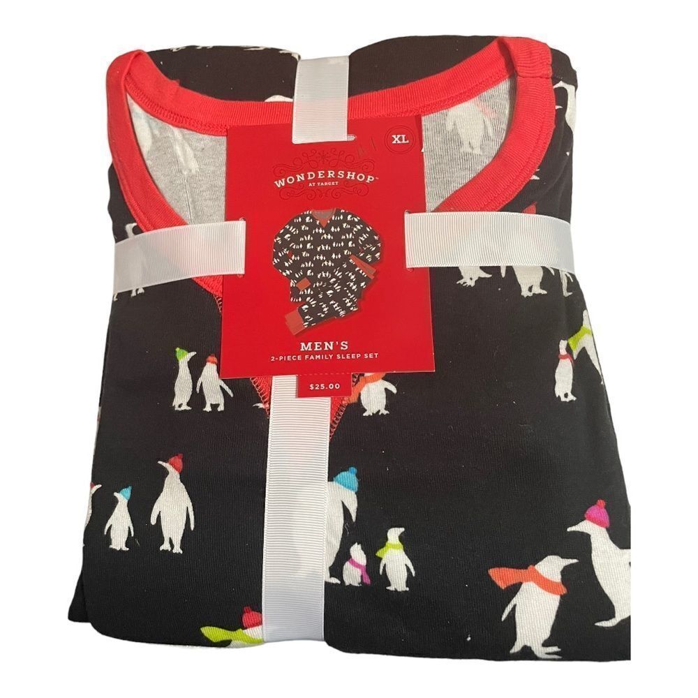MENS PENGUIN PAJAMAS, XL - Picture 2 of 3